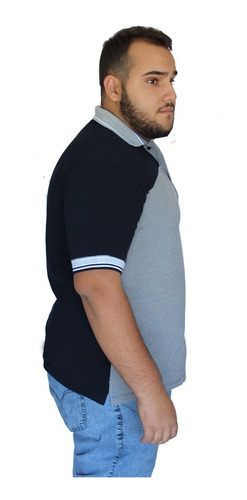 Camisa Polo Bolso Plus Size Grande Piquet G2 G3 G4 G5 G6 G7