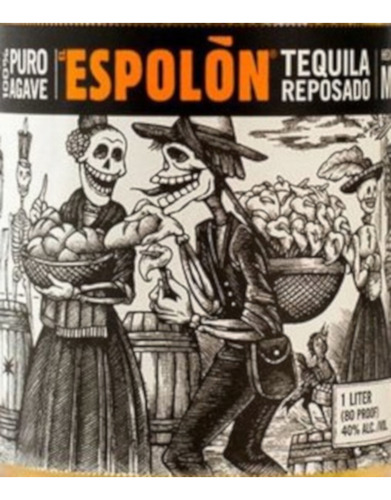 Tequila Espolon Reposado 100% 1l