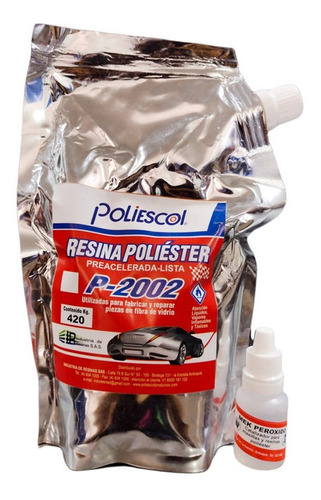 Resina De Fibra De Vidrio Poliescol 840gr