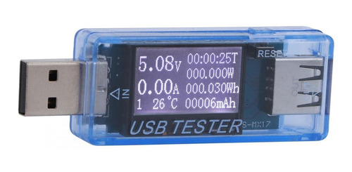 Medidor De Corriente De Voltaje Usb Digital Probador Voltíme