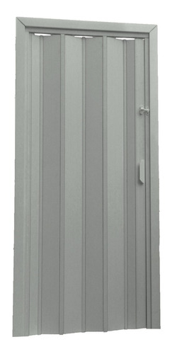 Porta Sanfonada Pvc Multilit 210cmx60cm Cinza