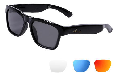 Oho Sunshine Gafas Inteligentes Polarizadas Bluetooth Oho Sunshine Elite Negro A Elegir Negro Negro