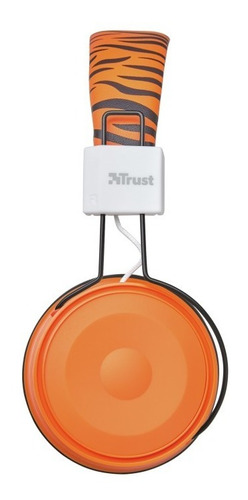 Audifonos Trust Comi Supraaurales Kids Bluetooth Naranja