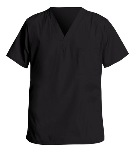 Blusa De Trabajo De Enfermería Con Cuello En V De Manga Cort