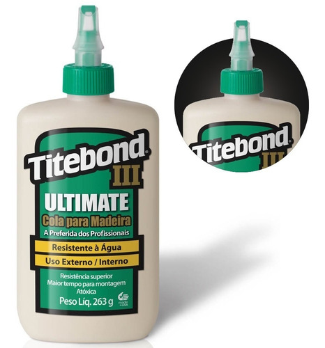 Imagem 1 de 5 de Cola Ultimate Wood Glue Para Madeira 263g 6028325 Titebond