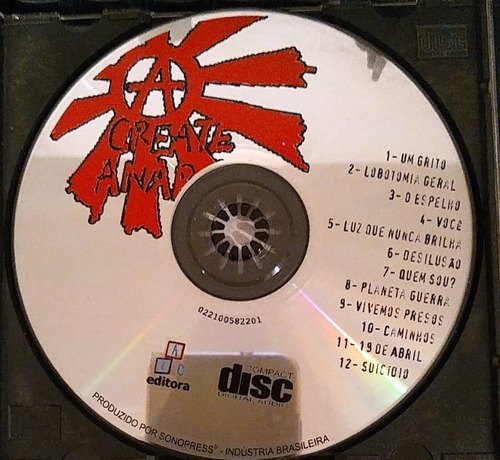 Cd Punk Rock O Mundo Vai Acabar (Usado)