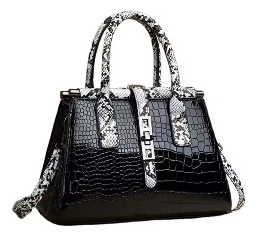 Bolso Bandolera Moda Bolsa De Mano Para Mujer Color Negro