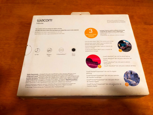 Tableta Gráfica Wacom Intuos Ctl4100 Small Color Negro (Usado)