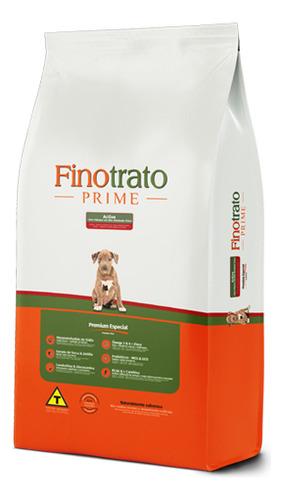 Ração Finotrato Cães Filhotes Pit Bull Active 15 Kg Completa