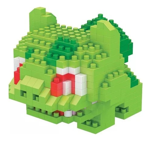 Mini Bloques 3d Armables Pokemon  Bulbasaur  17 Cm