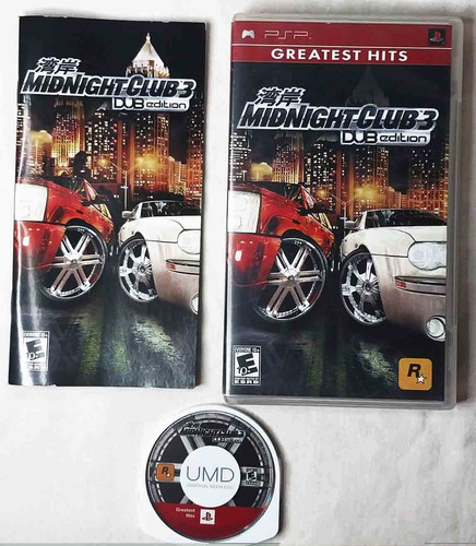 Midnight Club 3 Juego Físico Umd Para Psp