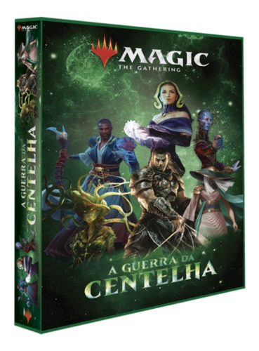 Imagem 1 de 8 de Álbum Magic Fichário Guerra Centelha+ 10 Folhas 9 Bolsos Yes