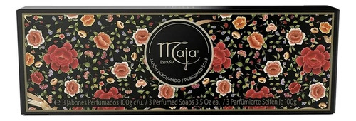 3 Pza Jabón De Tocador Maja Clásica Perfumados 3 Pzas De 100