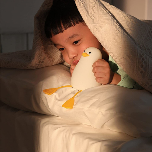 Luz Nocturna Led De Pato Luz Nocturna De Silicona Para Niños