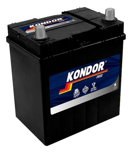 Batería Kondor Free 12v 80amp 50a/h 405cca Izquierda F.japón