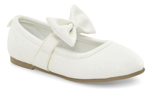 Carters Zapatos Zapatillas Lazo Blanco Para Niña Original