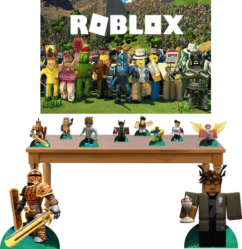 Kit Display Mdf Roblox Menina - Escorrega o Preço