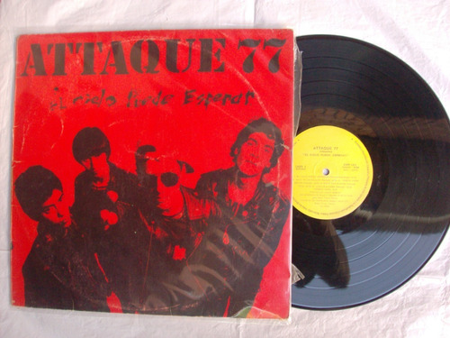 Attaque 77 - El Cielo Puede Esperar Lp 1º Ed R. Tripoli Vg+