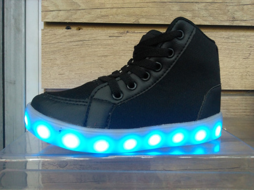 tenis de led infantil recarregavel