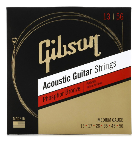 Encordado Guitarra Acústica Gibson Pb13 013-056 - Oddity