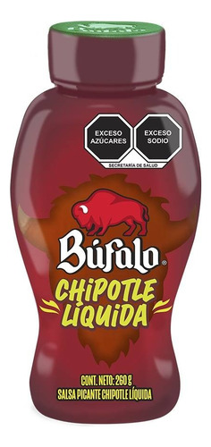 Salsa Picante Búfalo Chipotle Líquida 260 G