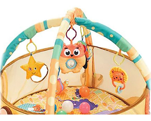 Tapete Ginásio Infantil Com Piscina De Bolinha Ursinho