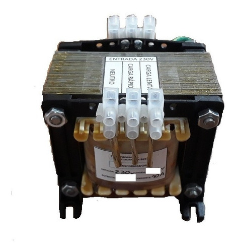Transformador Para Cargador De Batería (220/12+12v) 10 Amper