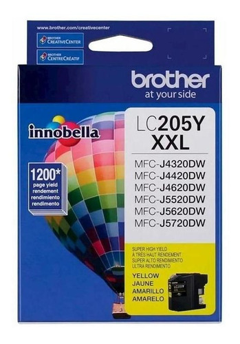 Tinta Amarilla Brother Mfcj4420dw - Mfcj4620dw/ Lc205y