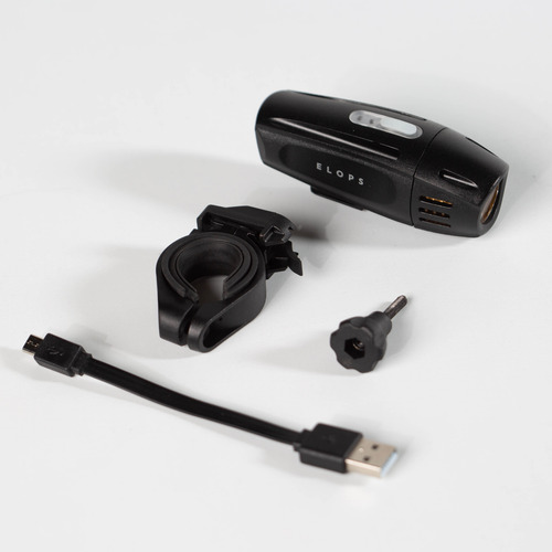 Luz Bicicleta Fl920 Usb Delantera Elops Negro