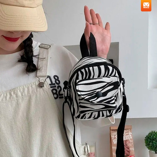 Bolsa Hombro Cruzada Bandolera Crossbody Casual Mujer Zebra