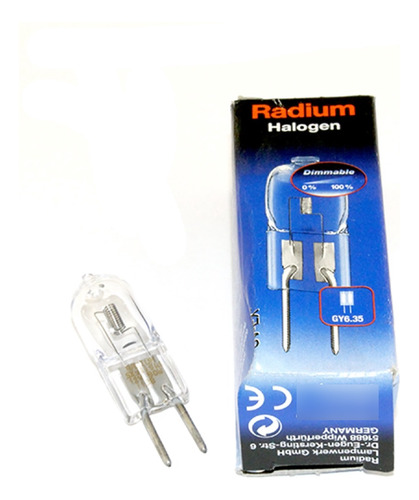 Pack 4 Ampolleta Halogena Bipin Axial Radium 64458 12v 90w