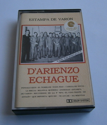 Juan D' Arienzo - Estampa De Varón (cassette Ed. Uruguay)