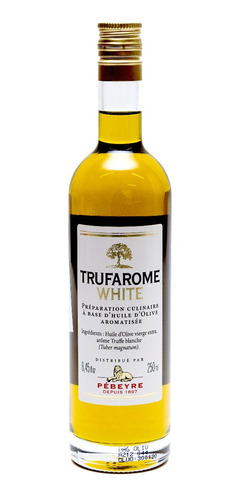 Aceite 100% Oliva Aroma Trufa Blanca Trufarome Francia 250ml