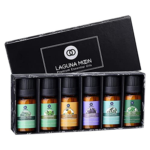 Juego De Aceites Esenciales Lagunamoon, 6 Aromas