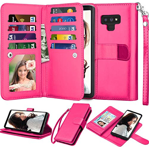 Njjex Para Galaxy Note 9 Wallet Case, For Note 9 3psgb