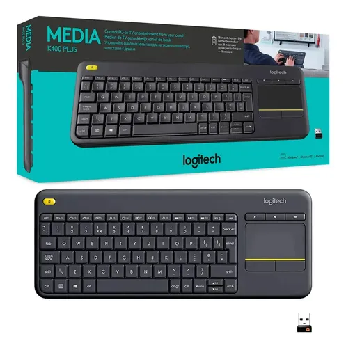 Teclado con online touchpad logitech