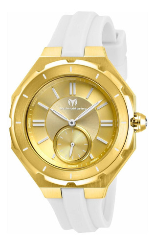 Reloj Mujer Technomarine Tm-118005 Cuarzo Pulso Blanco En