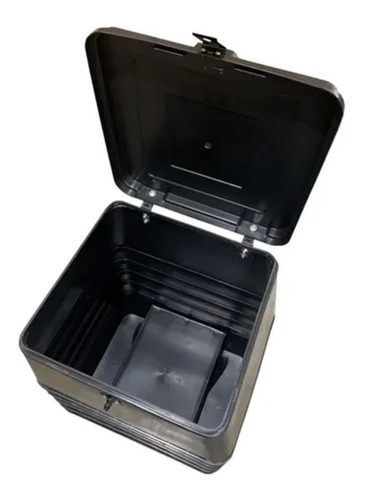 Imagem 2 de 4 de Baú Carga Plástico Mn3 162 Litros Preto Entrega