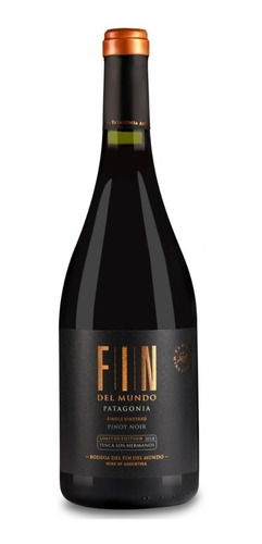 Vino Fin Del Mundo Single Vineyard Pinot Noir 750ml.