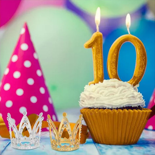 20 Unidades De Minicoronas Para Decorar Postres Navideños