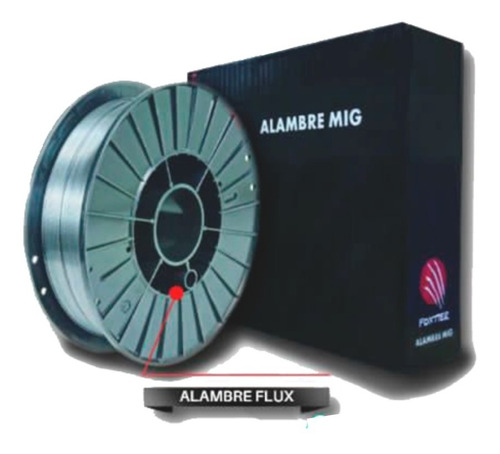 Alambre  Mig  P/soldar S/gas Flux 71t11  0,90 X4,5kg Foxtter