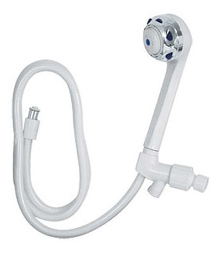 Regadera Tipo Telefono Para Masaje Wilson 47-32 Acabado Mate Color Blanco
