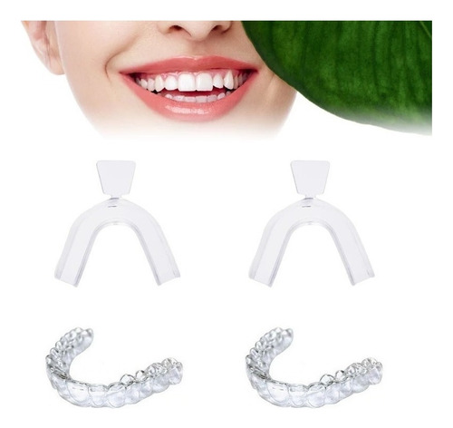 Protector Bucal Para Dormir Guarda Dental Moldeable Bruxismo Sin Sabor