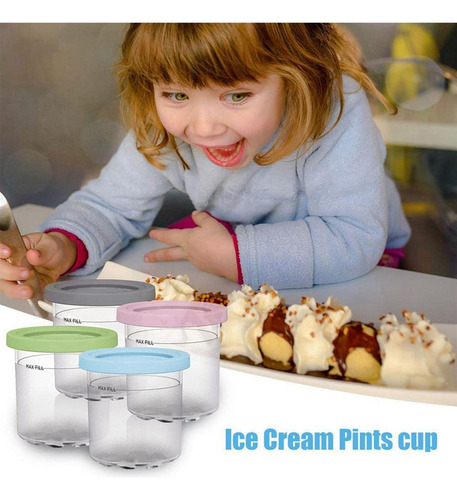 Xpa 8 Vasos Para Pintas De Helado, Recipientes Para Helado