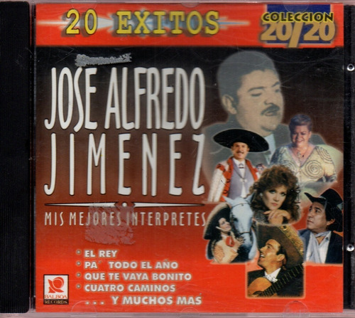 Cd Jose Alfredo Jimenez Mis Mejores Interpretes