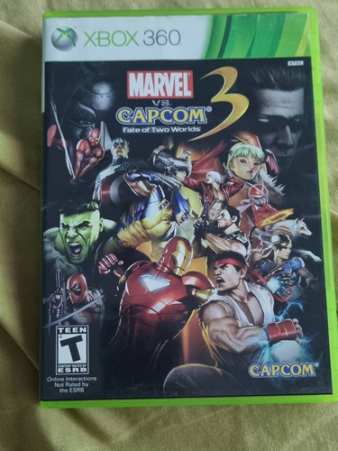Marvel Vs. Capcom 3  Xbox 360 Fisico