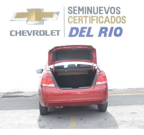 Imagen 5 de 15 de Chevrolet Aveo Lt 2020 Rojo Cereza