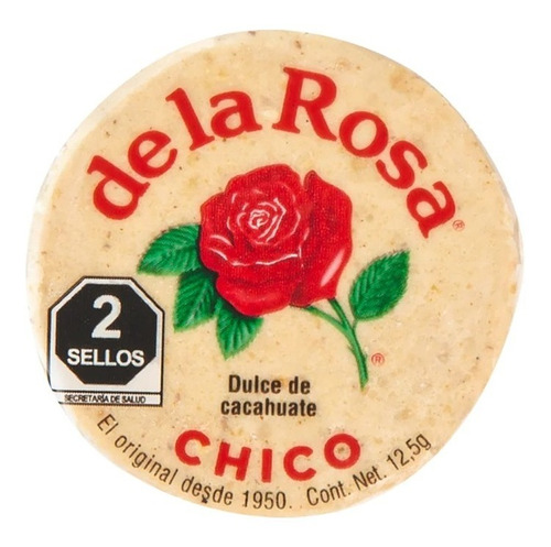 Mazapan De 12gr - De La Rosa - Producto Mexicano