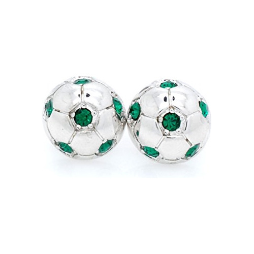 Aretes De Bola De Fútbol Con Diseño