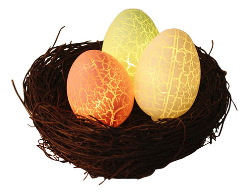 Lámpara Led Led De Decoración De Pascua Con Forma De Huevos